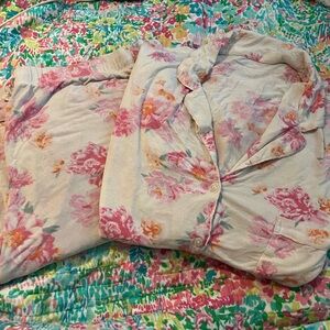 Victoria's Secret Pink Floral Modal Pajama Set